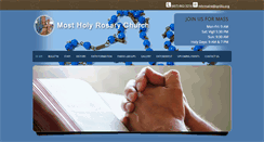 Desktop Screenshot of mostholyrosary-maineny.org